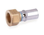 Systempex rechte koppeling Vpe-Alu-buis aansluiting persen 16 x 2.0 mm 1/2"F