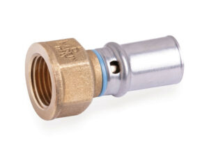 Systempex rechte koppeling Vpe-Alu-buis aansluiting persen 75 x 5.0 mm 2 1/2"F