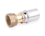Systempex rechte koppeling Vpe-Alu-buis aansluiting persen x losse moer 20 x 2.0 mm 1/2"F