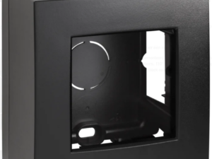 Niko Enkelvoudige opbouwkit voor één inbouwfunctie black coated Niko Opbouw